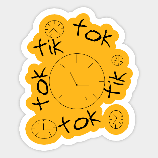 clock Sticker by yam2017